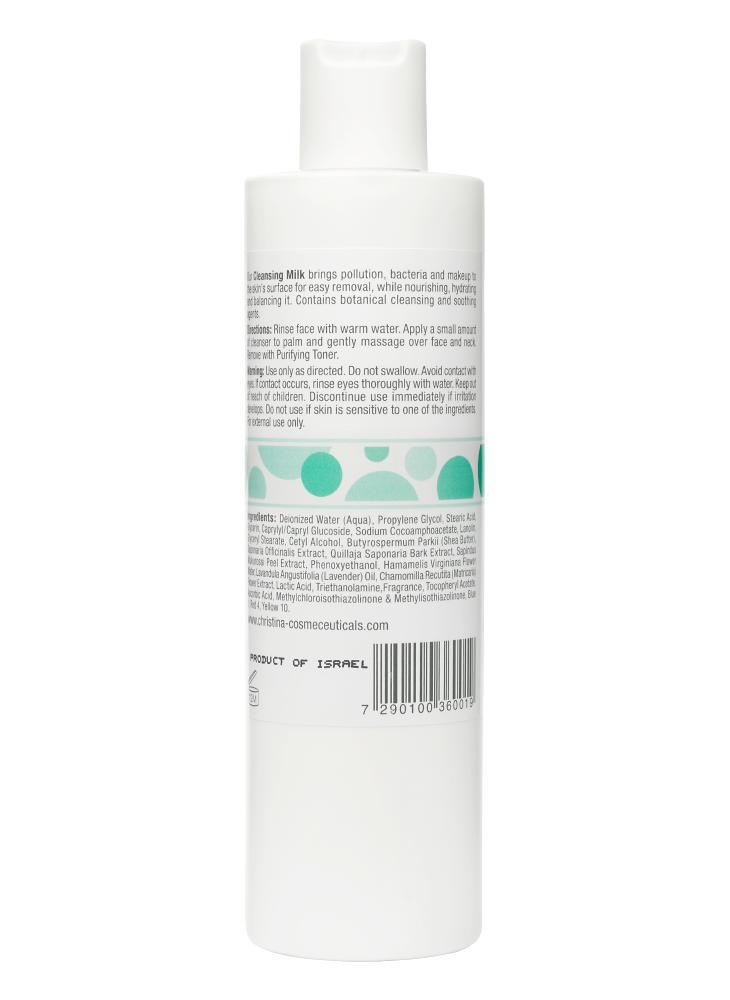 Купити CHRISTINA Cleansing Milk for oily skin - Очищаюче молочко для жирної шкіри 300 мл Артикул: 000001570 Фото повноекранне №4