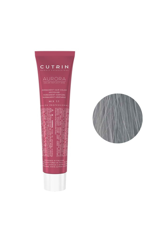 Купити Cutrin Aurora Permanent Hair Color - Фарба для волосся 60 мл 0.01 Срібна Гармонія Артикул: 000014460 Фото повноекранне №1