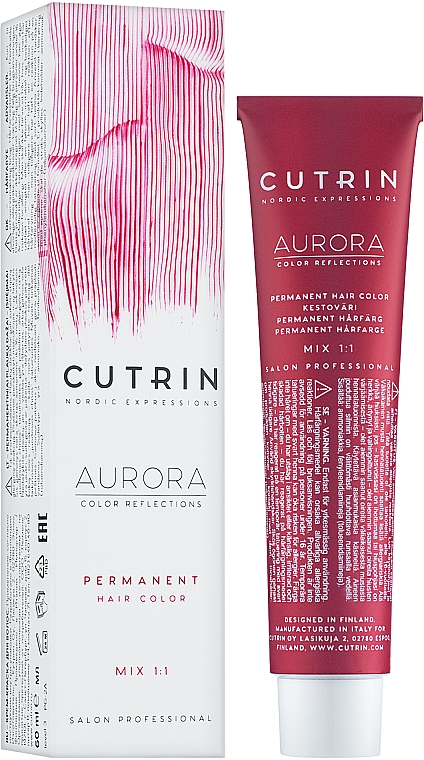 Купить Cutrin Aurora Permanent Hair Color - Краска для волос 60 мл 0.03 Золотое прикосновение Артикул: 000014408 Фото на весь экран №1