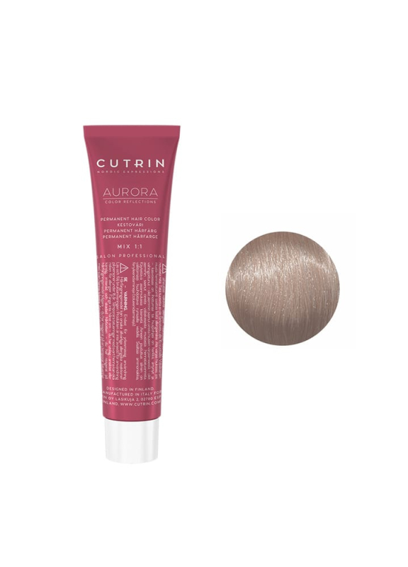 Купить Cutrin Aurora Permanent Hair Color - Краска для волос 60 мл 10.16 Перламутровый блонд Артикул: 000015646 Фото на весь экран №1