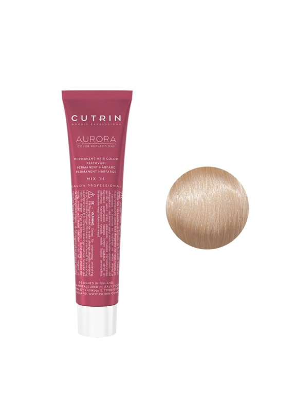 Купить Cutrin Aurora Permanent Hair Color - Краска для волос 60 мл 10.75 Шампань блонд Артикул: 000016559 Фото на весь экран №1