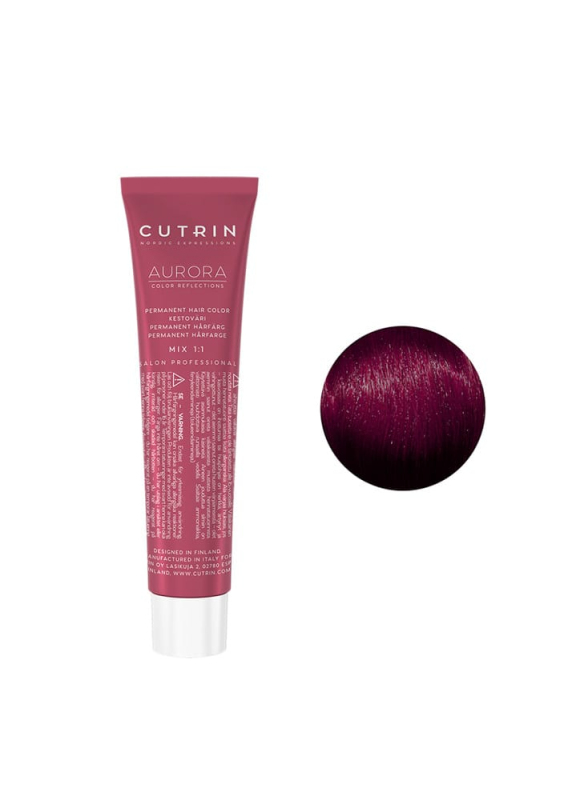 Купити Cutrin Aurora Permanent Hair Color - Фарба для волосся 60 мл 5.56 Північ Артикул: 000016584 Фото повноекранне №1