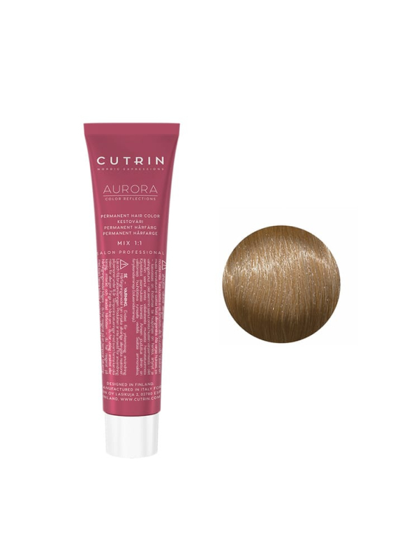 Купить Cutrin Aurora Permanent Hair Color - Краска для волос 60 мл 8.1 Светлый Пепельно-коричневый Артикул: 000016569 Фото на весь экран №1