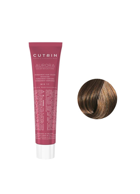 Купить Cutrin Aurora Permanent Hair Color - Краска для волос 60 мл 8.7 Молочный кофе Артикул: 000016545 Фото на весь экран №1