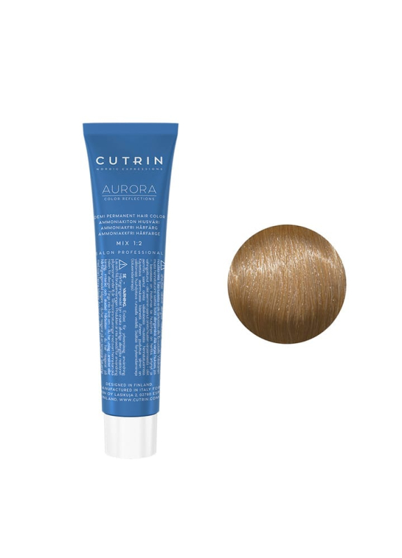 Купить Cutrin Aurora Demi Color - Безаммиачная краска для волос 60 мл 8.0 Светлый блонд Артикул: 000016179 Фото на весь экран №1