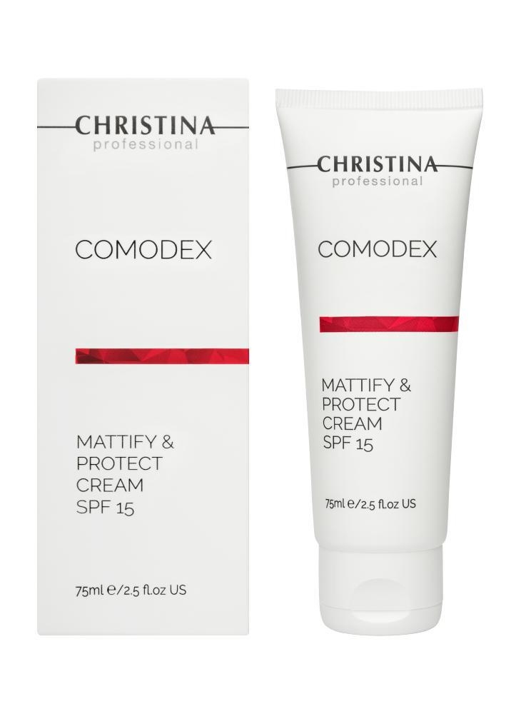 Купити CHRISTINA Comodex Mattify Protect SPF15 - Сонцезахисний крем з матовим ефектом для проблемної шкіри 150 мл Артикул: 000001562 Фото повноекранне №4