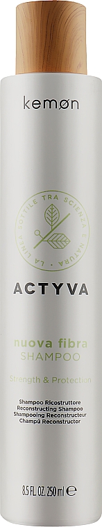 Купити Kemon Nuova Fibra Shampoo - Відновлюючий шампунь 250 мл Артикул: 000016268 Фото повноекранне №1