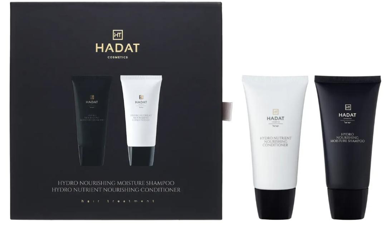 Купить HADAT Hydro Moisture Shampoo - Подарочный набор для интенсивного увлажнения волос 70 мл +70 мл набор Артикул: 000016776 Фото на весь экран №1