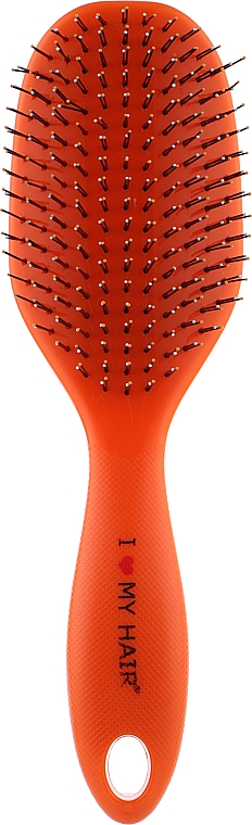 Купить I Love My Hair "Spider"- Щетка для волос глянцевая Оранжевая L 1501 Артикул: 000005420 Фото на весь экран №1