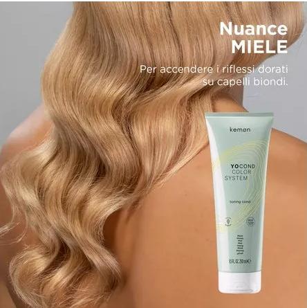 Купити Kemon Yo Color System Yo Cond - Тонуюча маска для волосся Miele- Мед Артикул: 000015711 Фото повноекранне №1