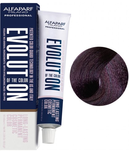 Купити Alfaparf Evolution Of The Color - Стійка фарба для волосся 5.22 Світлий шатен фіолетовий інтенсивний інтенсивний Артикул: 000014452 Фото повноекранне №1