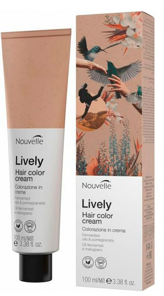Купить Nouvelle LIVELY Hair Color Крем-краска для волос без аммиака .022 фиолетовый Артикул: 000015729 Фото на весь экран №1