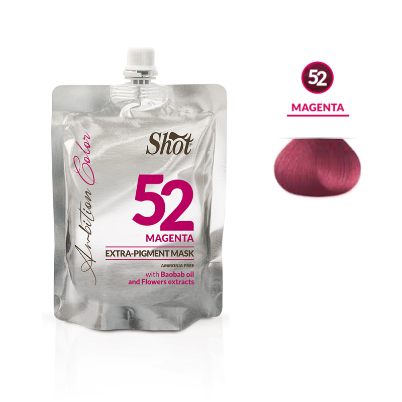 Купити Shot Ambition Color Extra Pigment Mask - Тонуюча маска "Екстра пігмент"  52 рожевий Артикул: 000014702 Фото повноекранне №1