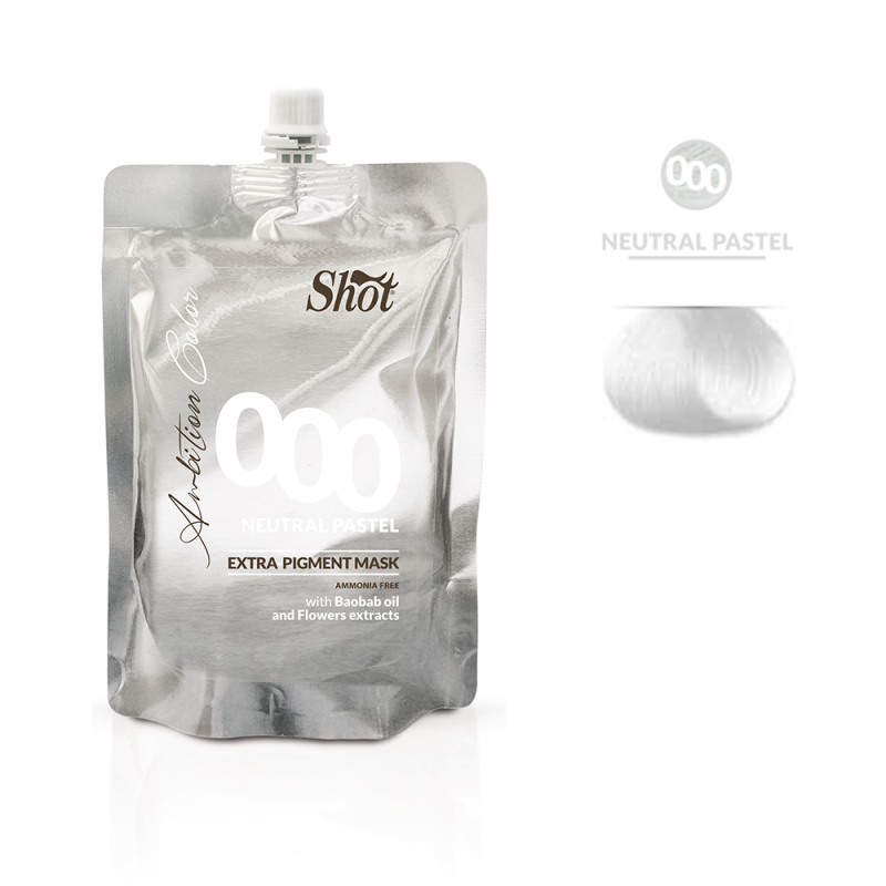 Купити Shot Ambition Color Extra Pigment Mask - Тонуюча маска "Екстра пігмент"  000 нейтральна пастель Артикул: 000014218 Фото повноекранне №1