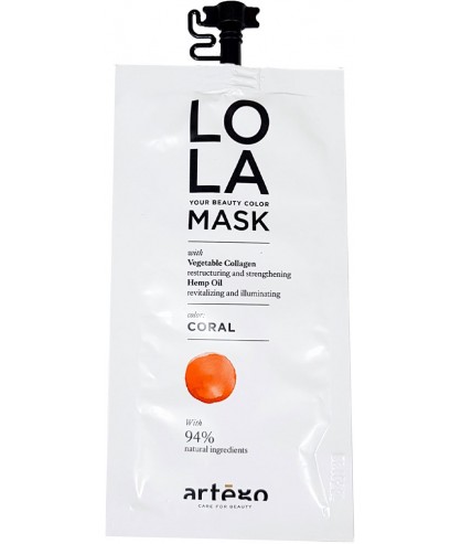 Купити Artego LOLA Your Beauty Color Mask (міні) Відтінкова маска (міні) CORAL / КОРАЛЛ Артикул: 000014883 Фото повноекранне №1