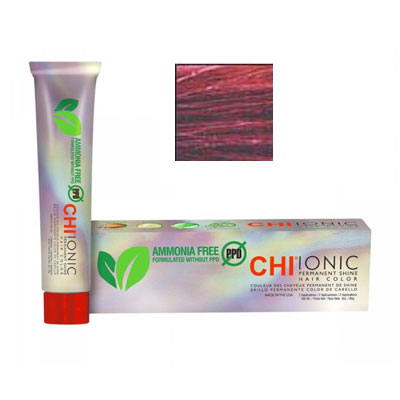 Купити CHI Ionic Permanent Shine Hair Color - Безаміачна фарба 90 мл 8RV - Екстра світлий червоний фіолет + Артикул: 000007055 Фото повноекранне №1