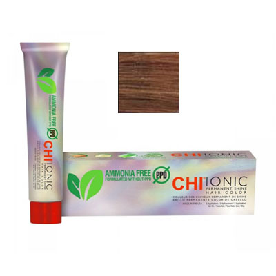 Купити CHI Ionic Permanent Shine Hair Color - Безаміачна фарба 90 мл 6G - Золотий світлий шатен Артикул: 000013289 Фото повноекранне №1