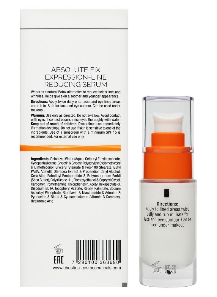 Купити CHRISTINA Forever Young Absolute Fix - Сироватка від мімічних зморшок 30 мл Артикул: 000001628 Фото повноекранне №4