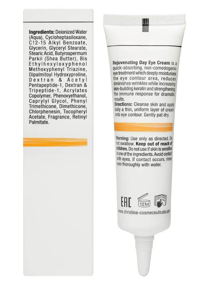 Купити CHRISTINA Forever Young Rejuvenating Day Eye Cream SPF15 - Омолоджуючий денний крем для зони очей 30 мл Артикул: 000001634 Фото повноекранне №3
