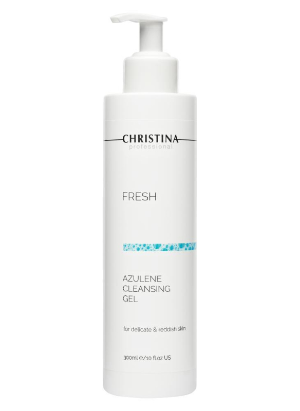 Купить CHRISTINA Fresh Azulene Cleansing Gel - Азуленовое мыло для нормальной и сухой кожи 300 мл Артикул: 000001575 Фото на весь экран №1