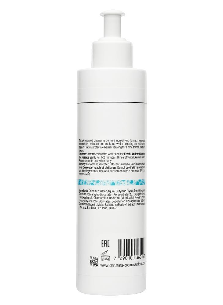 Купить CHRISTINA Fresh Azulene Cleansing Gel - Азуленовое мыло для нормальной и сухой кожи 300 мл Артикул: 000001575 Фото на весь экран №3