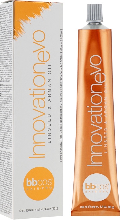 Купити BBcos InnovationEvo Hair Color Cream - Стійка фарба для волосся 100 мл 6/07 - Блондин темний тютюновий Артикул: 000011982 Фото повноекранне №1