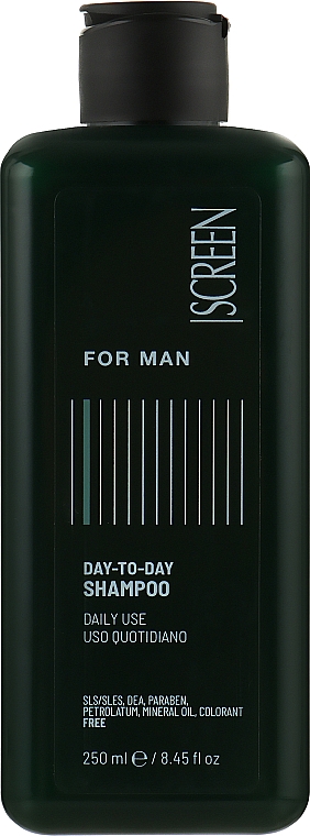 Купить Screen For Man Day-To-Day Shampoo Шампунь для ежедневного использования 250 мл Артикул: 000015826 Фото на весь экран №1