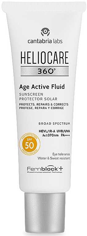 Купити Heliocare 360 Age Active Fluid SPF 50 - Легкий зволожувальний флюїд для обличчя 50 мл Артикул: 000014084 Фото повноекранне №1