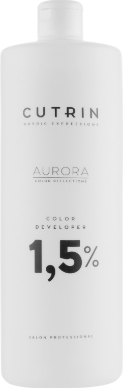 Купити Cutrin Aurora Color Developer - Окислювач 5 vol 1,5% 1000 мл Артикул: 000015734 Фото повноекранне №1