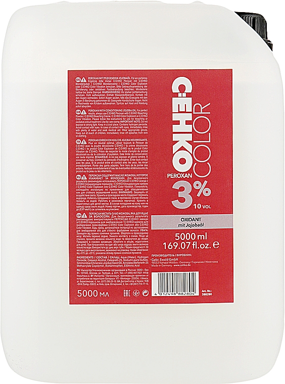 Купити C:EHKO Color Peroxan 3% 10 vol - Оксидант Пероксан 5000 мл Артикул: 000011389 Фото повноекранне №1