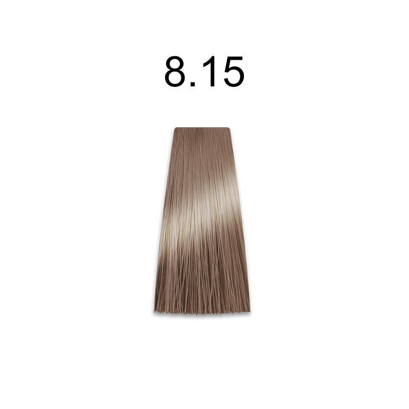 Купить MIRELLA Rpofessional Royal Jelly Color - Стойкая крем-краска для волос 100 мл 8.15 светлый блондин пепельно-махагоновый Артикул: 000015905 Фото на весь экран №1