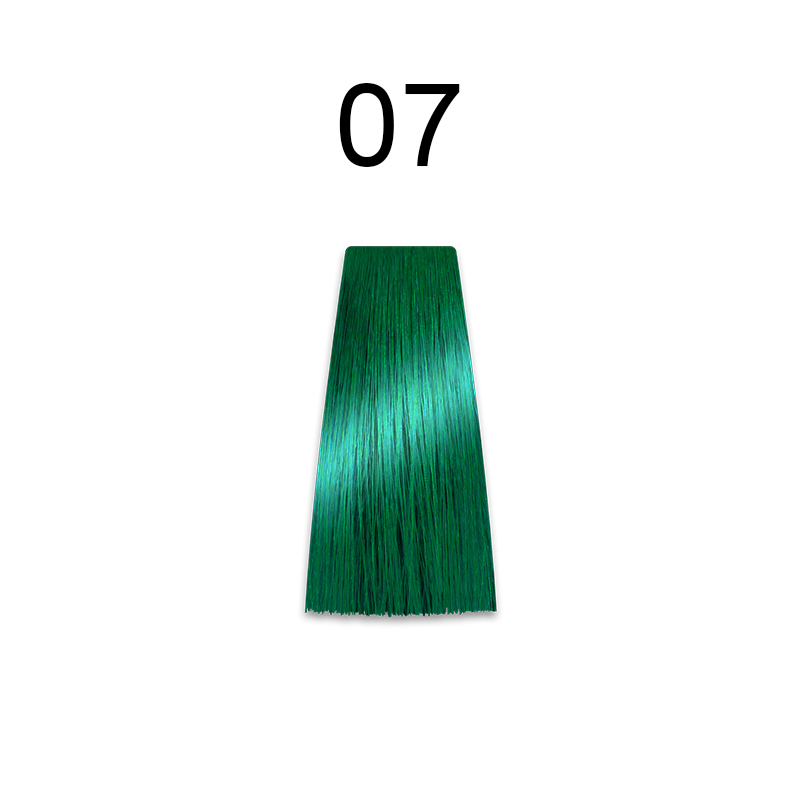 Купить MIRELLA Rpofessional Royal Jelly Color - Стойкая крем-краска для волос 100 мл 07 зеленый бустер Артикул: 000015480 Фото на весь экран №1