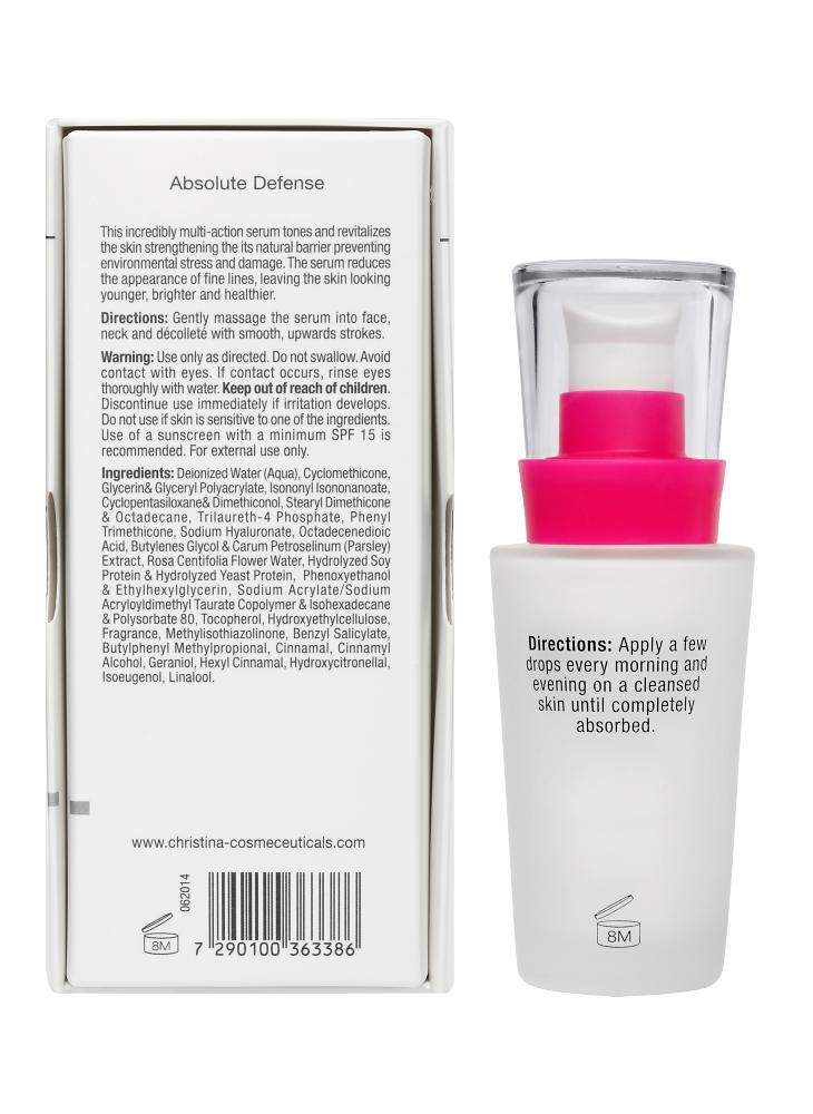 Купити CHRISTINA Muse Absolute Defence - Сироватка Абсолютний захист 30 мл Артикул: 000001584 Фото повноекранне №3