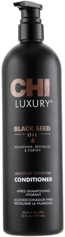 Купити CHI Luxury Black Seed Oil Rejuvenating Conditioner - Відновлювальний кондиціонер з олією чорного насіння 739 мл Артикул: 000000476 Фото повноекранне №1