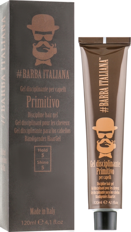 Купити Barba Italiana Primitivo Gel - Гель для укладання волосся 120 мл Артикул: 000011638 Фото повноекранне №1