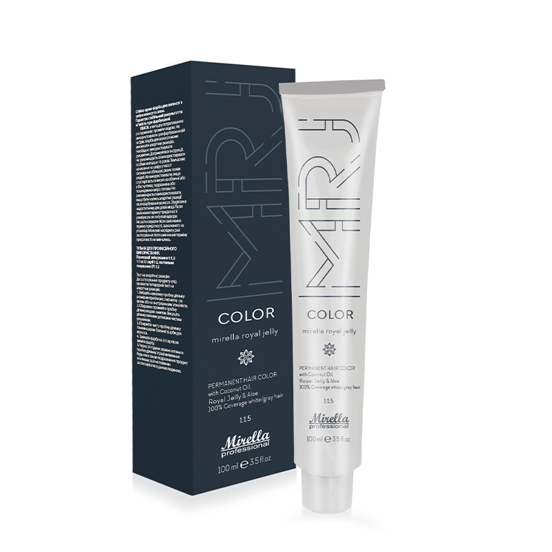 Купить MIRELLA Rpofessional Royal Jelly Color - Стойкая крем-краска для волос 100 мл 5.53 светлый шатен махагоново-золотистый Артикул: 000015240 Фото на весь экран №1