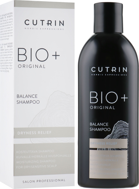 Купить Cutrin Bio+ Balance Shampoo Dryness Relief - Балансирующий шампунь - Балансирующий шампунь 200 мл Артикул: 000015642 Фото на весь экран №1