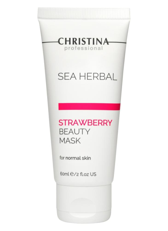 Купить CHRISTINA Sea Herbal Beauty Mask Strawberry - Клубничная маска красоты для нормальной кожи 60 мл Артикул: 000001524 Фото на весь экран №1