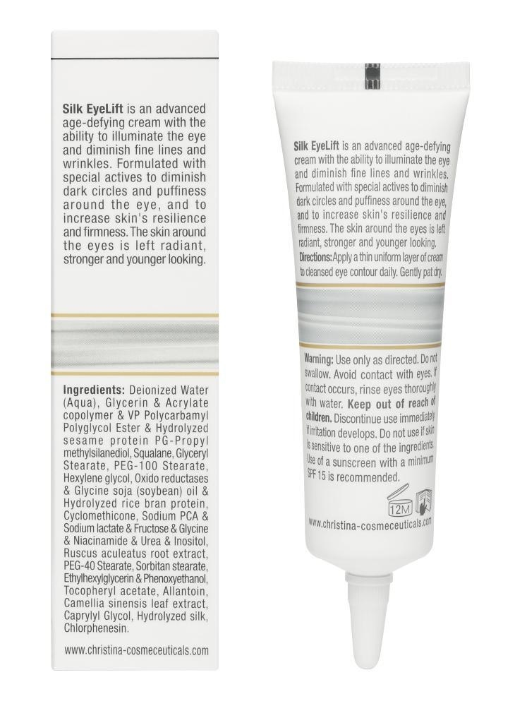 Купити CHRISTINA Silk EyeLift Cream - Крем для підтяжки шкіри навколо очей 30 мл Артикул: 000001594 Фото повноекранне №3