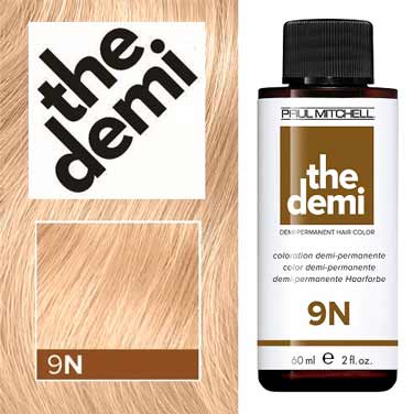 Купить Paul Mitchell The Demi - Тонирующая краска для волос 60 мл 9N - Очень светлый блондин Артикул: 000006830 Фото на весь экран №1