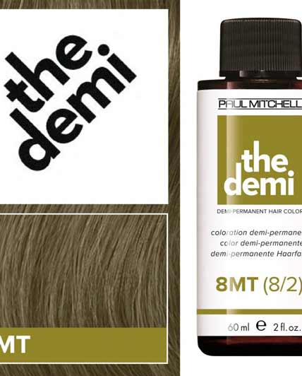 Купить Paul Mitchell The Demi - Тонирующая краска для волос 60 мл 8MT - Матовый светлый блондин Артикул: 000006828 Фото на весь экран №1