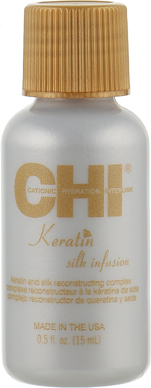 Купити CHI Keratin Silk Infusion - Рідкий шовк Кератин  15 мл Артикул: 000000551 Фото повноекранне №1
