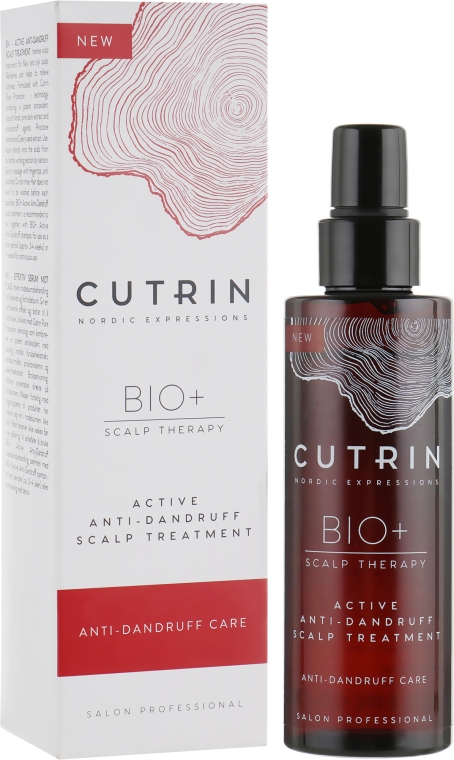 Купить Cutrin Bio+ Active Anti-Dandruff Lotio - Активный лосьон против перхоти 100 мл Артикул: 000015482 Фото на весь экран №1