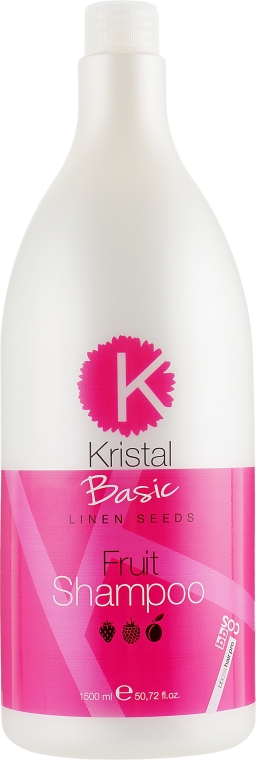 Купить BBcos Kristal Basic Fruit Shampoo - Фруктовый шампунь для волос 1500 мл Артикул: 000012136 Фото на весь экран №1